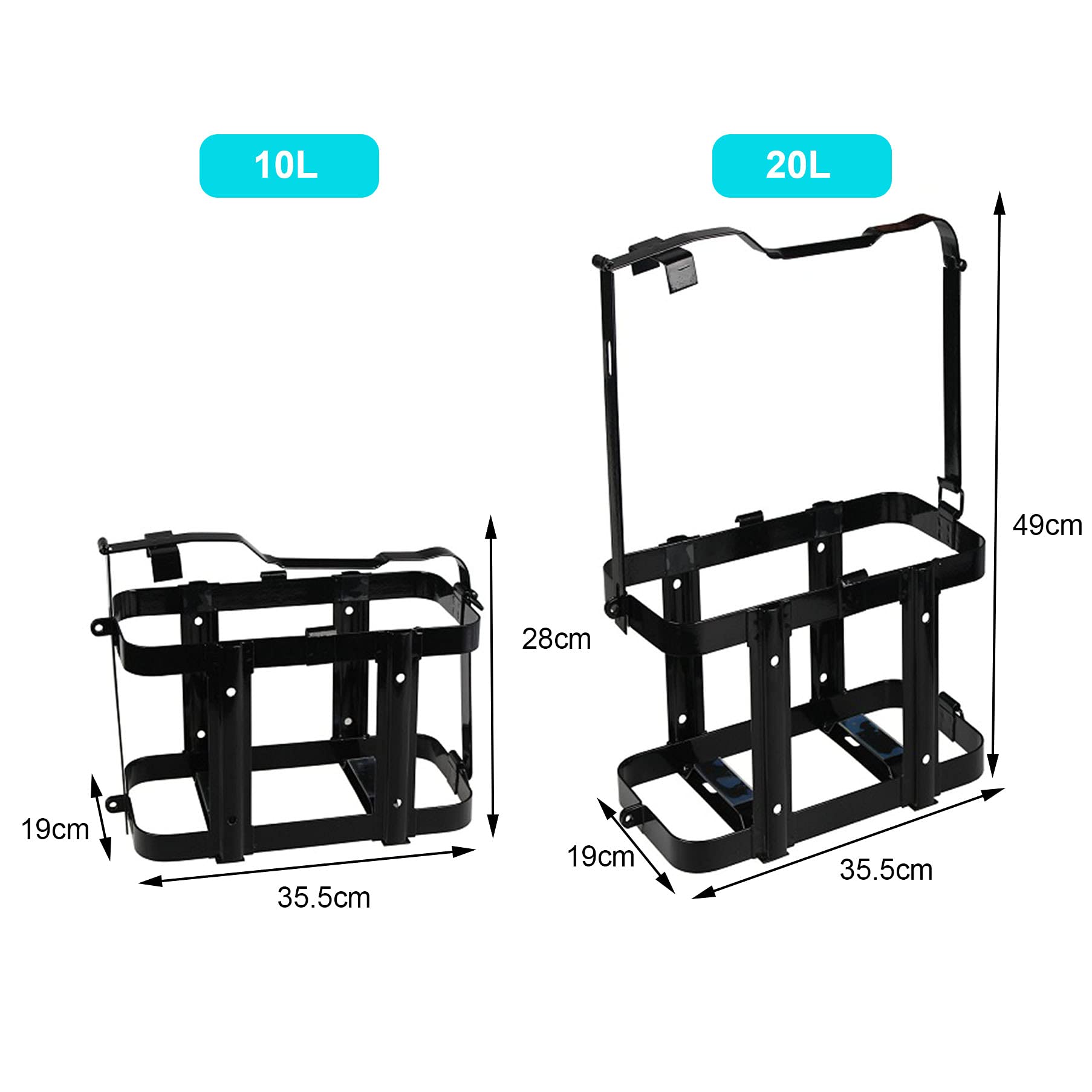 【条件付き価格】ガソリン携行缶用ホルダー Amazon.co.jp: ガソリン缶ホルダー ガソリン缶定着装置 20L鉄製